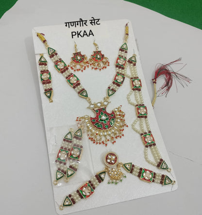 Gangaur Festival Jewellery Set | Idol Shringar for Gauri & Ishar Ji