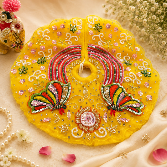 Kanha Khilona Butterfly Designer Boutique Laddu Gopal Poshak with Mukut | Janmashtami Special