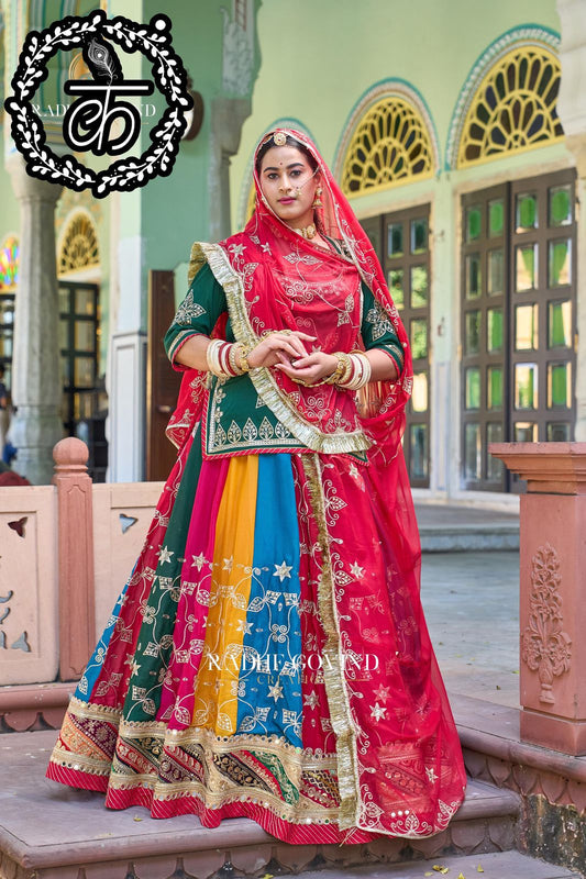 DESIGHNER 20 Kali beautiful Poshak with Full GHER