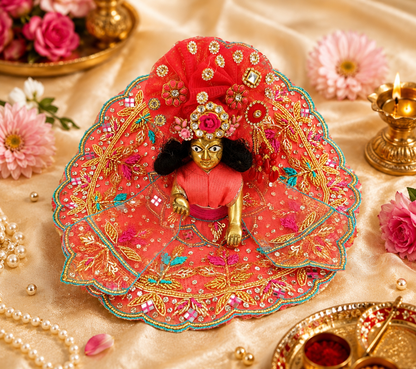 Tyohar special boutique Design heavy ladoo Gopalji Poshak with mukut 🌹