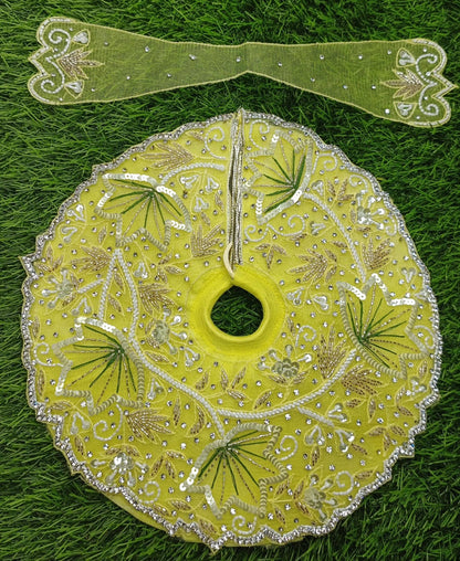 Heavy designer Ladoo gopalji poshak size 6inch