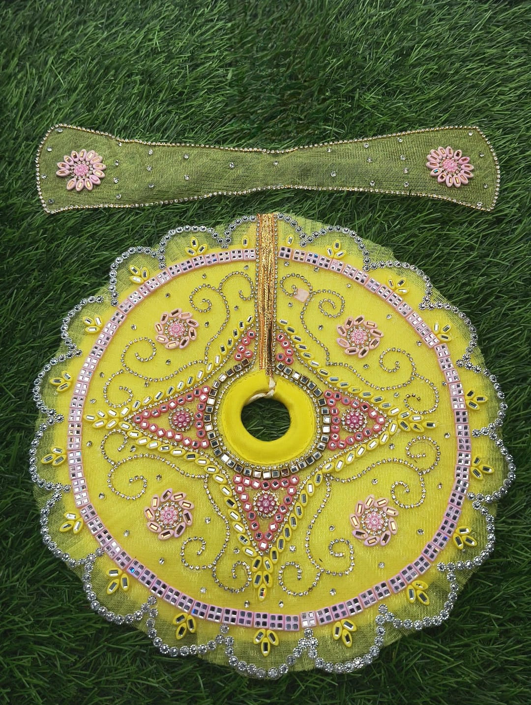 Handmade Ladoo Gopal Poshak 6 Inch | Boutique Krishna Dress