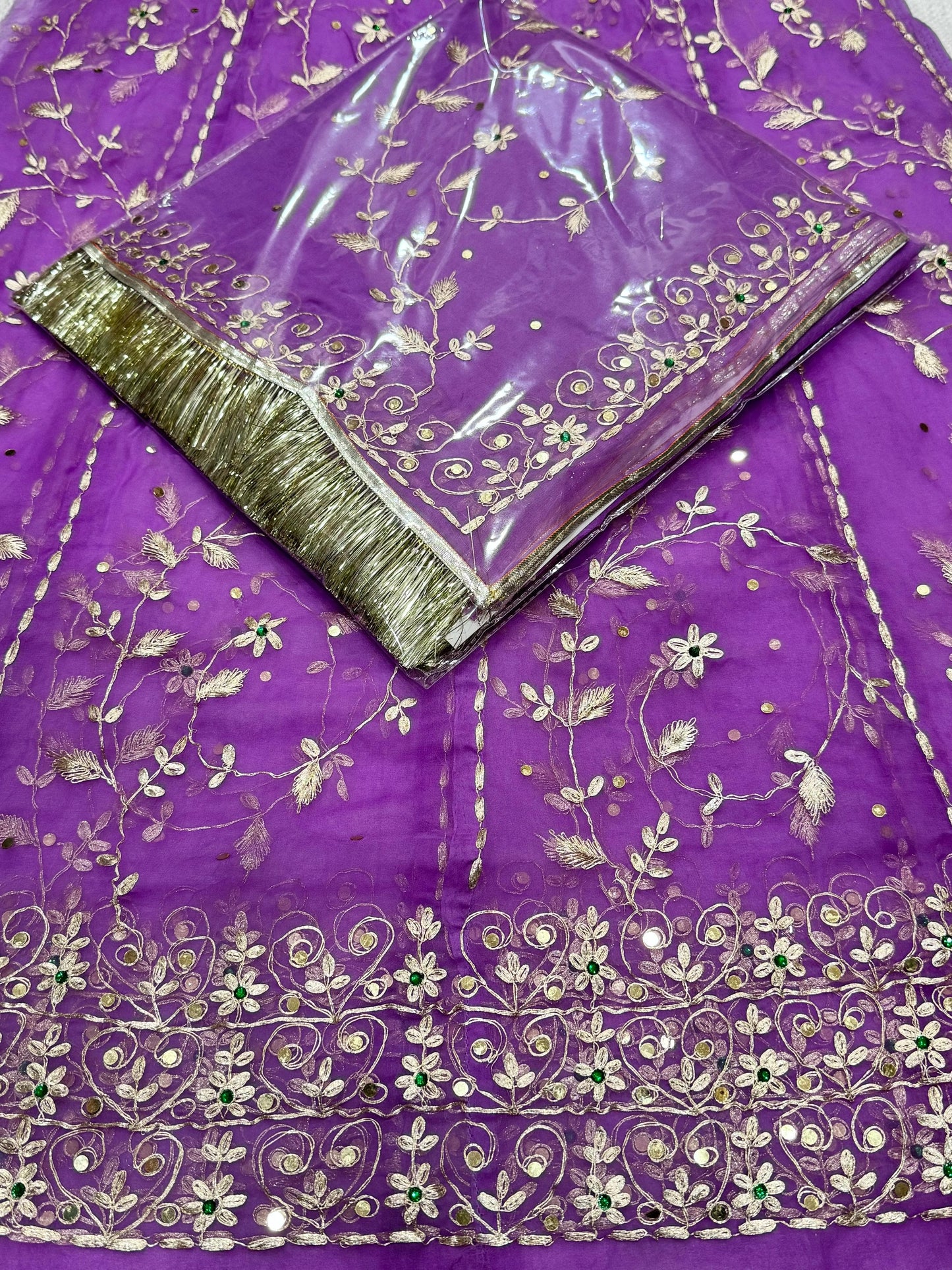 Elegant Boutique Rajasthani Poshak – Pure Hamrahi Fabric with Original Pitta Work & Aari Magji