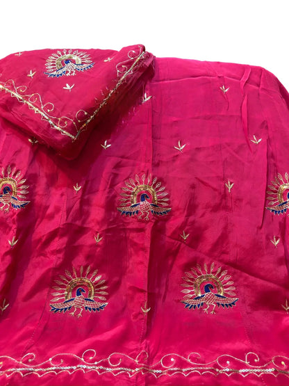 Boutique Peacock design party wear Rajasthani poshak