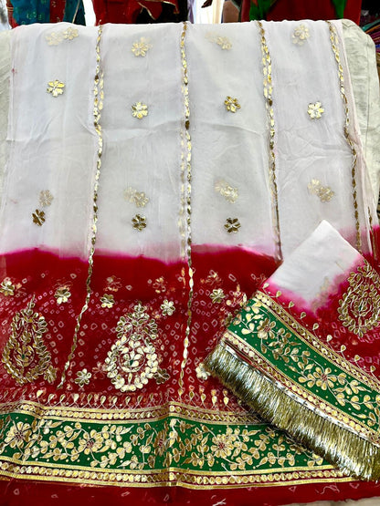 Elegant Gota Patti Work Thakurji Pure Poshak