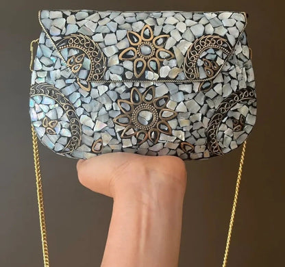 Metal Clutch for Royal Look