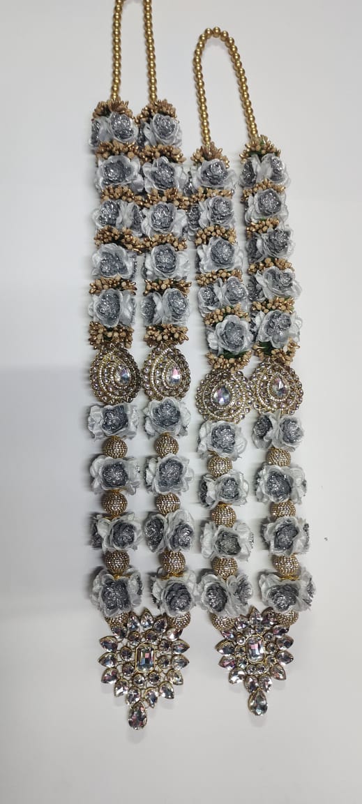 Varamala Wedding Garland for Bride & Groom – Set of 2 | Elegant Floral Jaimala 🌹