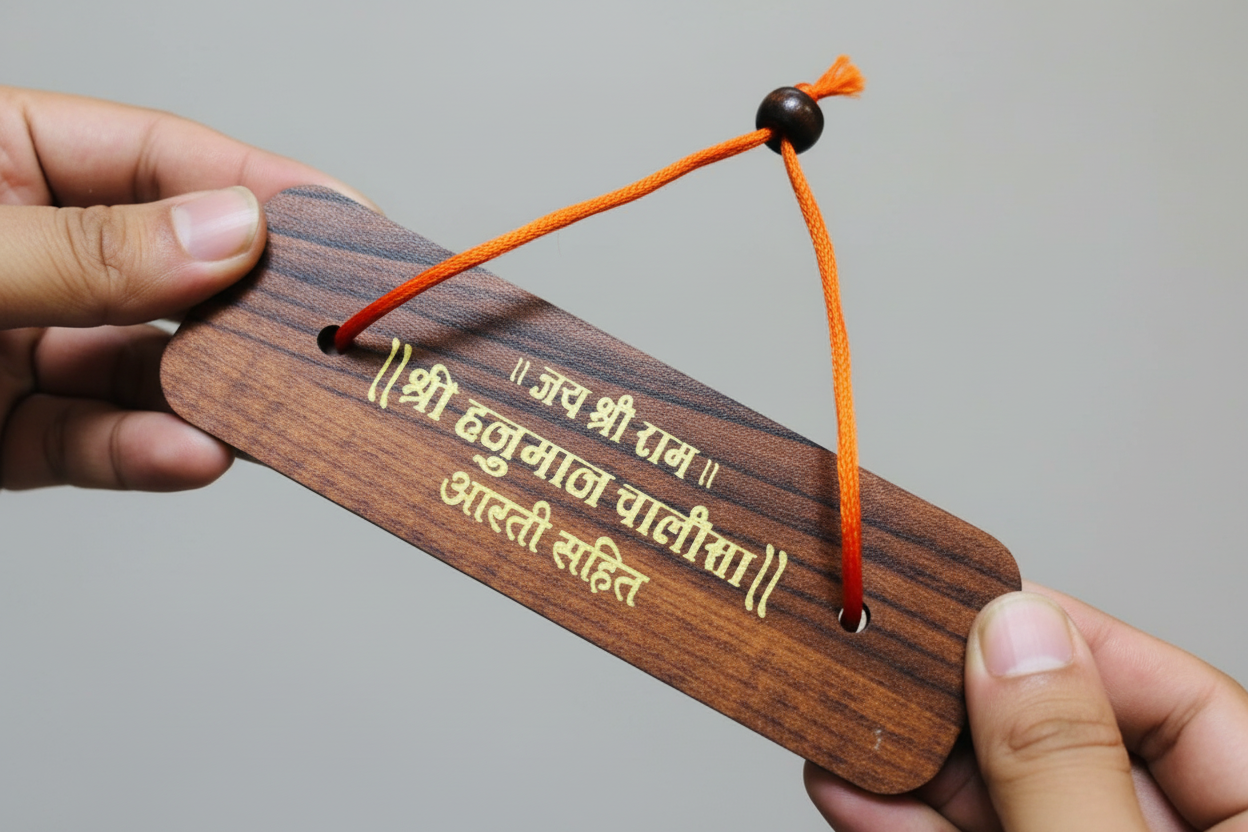 Wooden Hanuman chalisa & Rani Sati Dadi chalisa  pack of 10