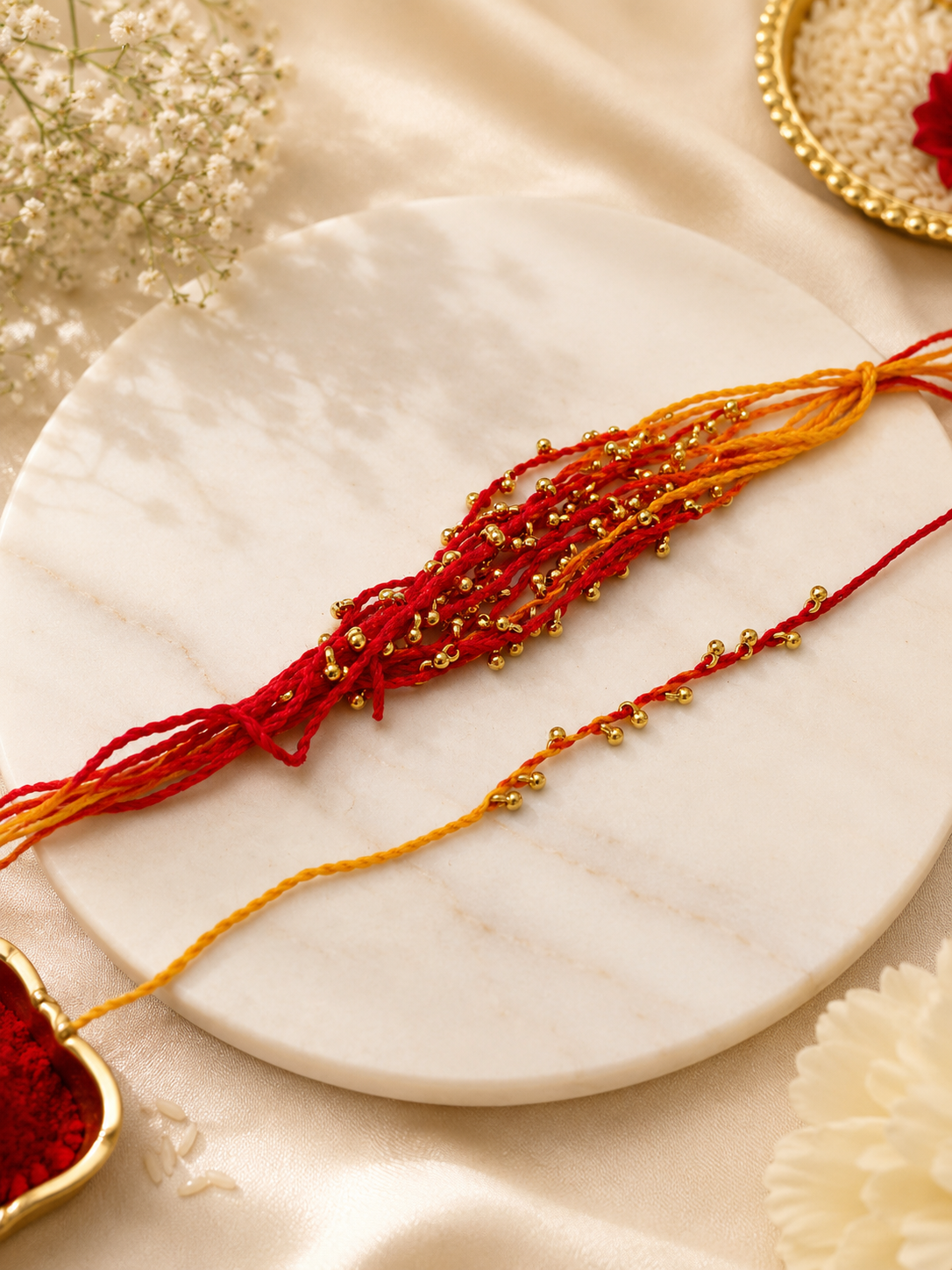 Traditional Ghungroo Kalawa Rakhi for brother