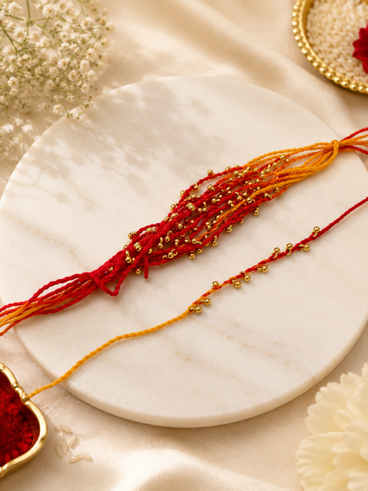 Traditional Ghungroo Kalawa Rakhi for brother