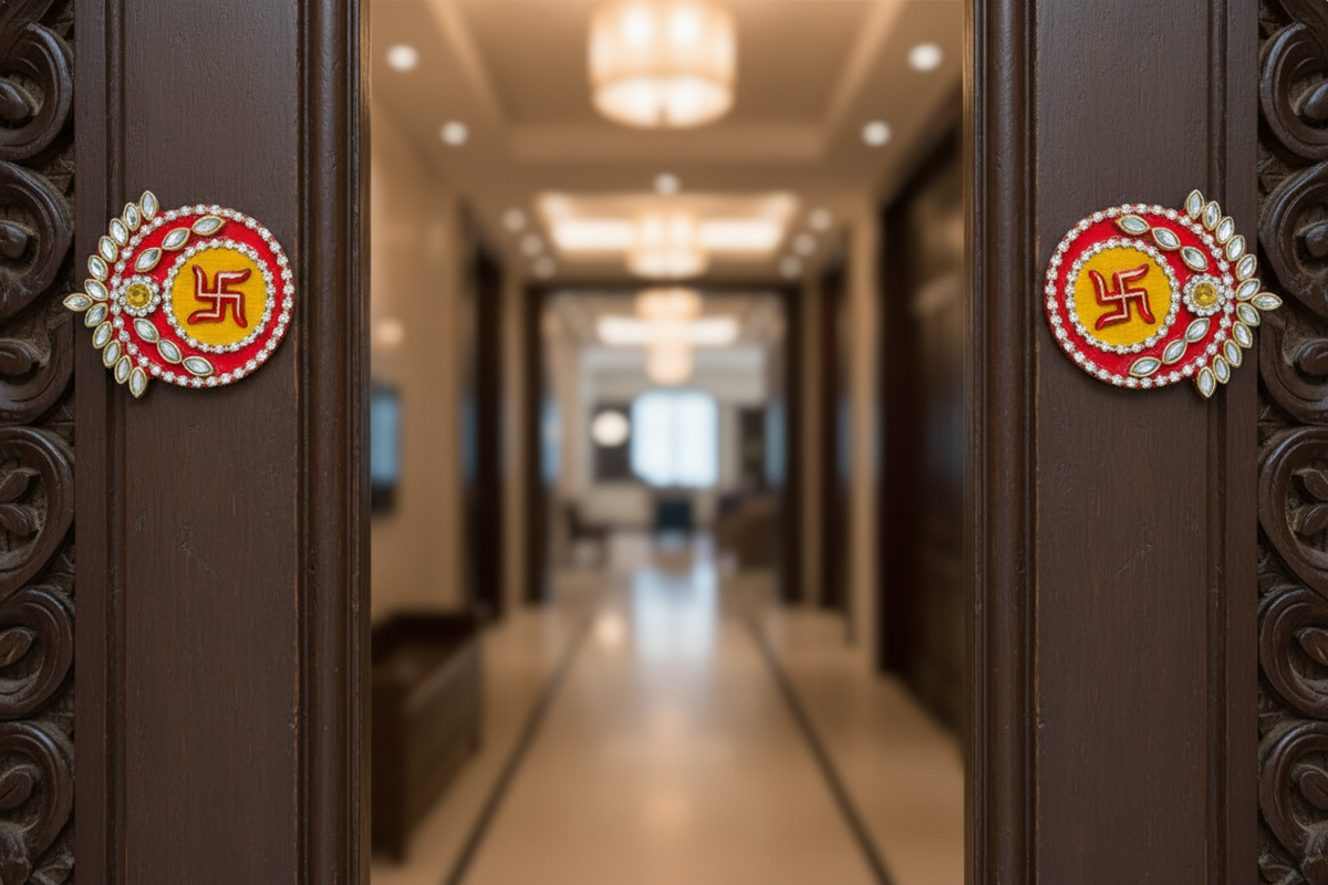 Traditional Suun door hanging pair for pooja and festive décor