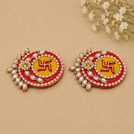 Traditional Swastik Suun Puja Door Hanging Pair