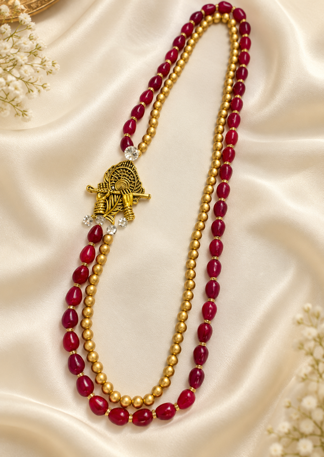 Set of 10 vibrant traditional guest welcome malas for Indian weddings and celebrations