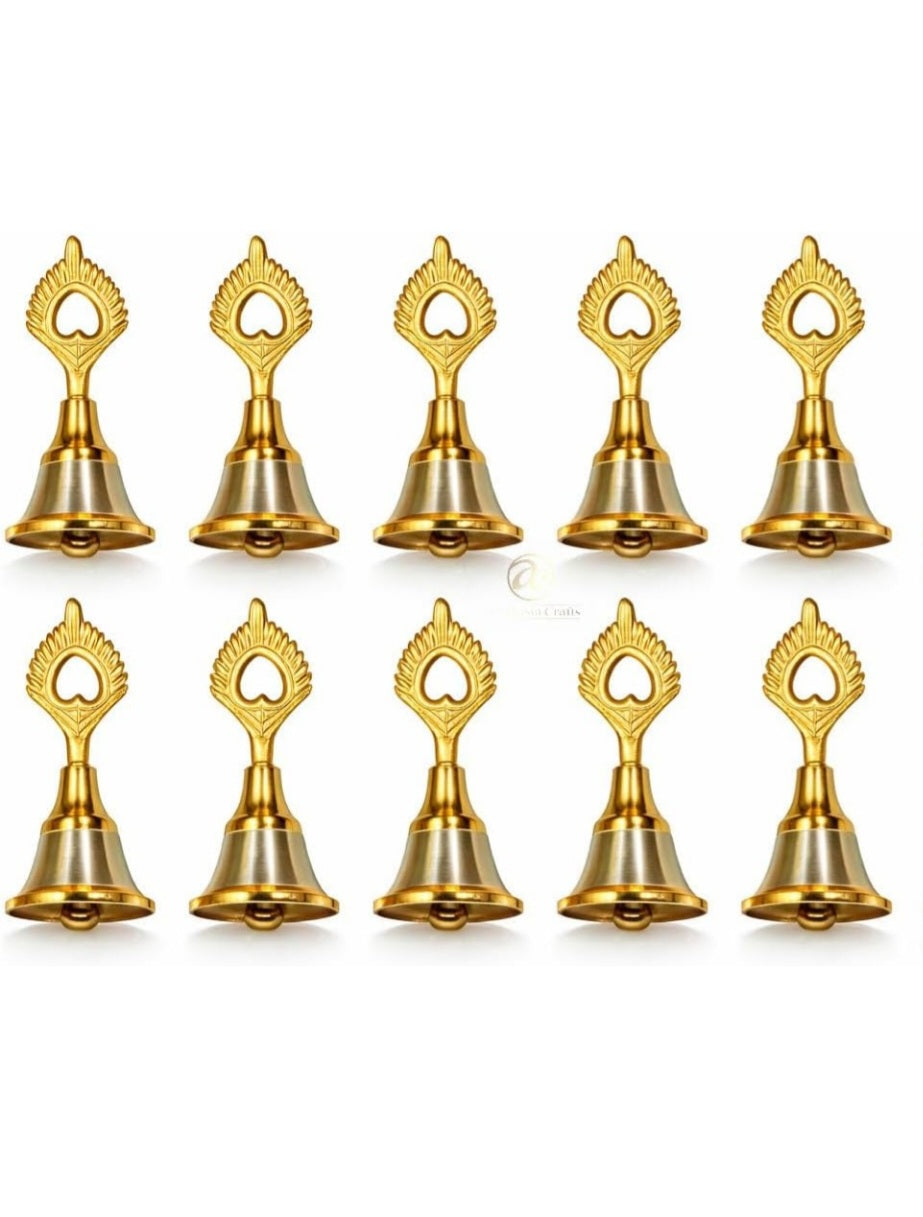 Decorative puja bells pack of 10